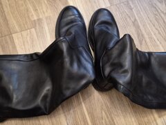Vand cizme lungi Max Mara, marimea 36 1/2, piele naturala, pret neg